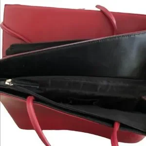 Cleo & Patel | Bags | Cleo Patel Red And Black Purse 